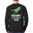 Grampy-Saurus Rex Dino Dinosaur Grampysaurus Back Print Long Sleeve T-shirt