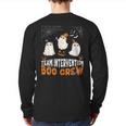 Halloween Team Intervention Boo Crew Cute Ghost Spider Bats Back Print Long Sleeve T-shirt