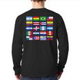 Latin American Flags Hispanic Heritage Month Back Print Long Sleeve T-shirt