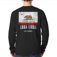 Loma Linda California Cali City Souvenir Ca Flag Top Back Print Long Sleeve T-shirt