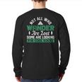 Some Are Looking For Cool Rocks Geologist Geode Hunter Back Print Long Sleeve T-shirt