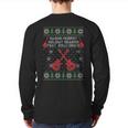 Mason Murphy Holiday Season Guitar Ugly Christmas Sweaters Back Print Long Sleeve T-shirt