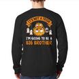 Not A Trick I'm Going To Be A Big Brother Again Halloween Back Print Long Sleeve T-shirt