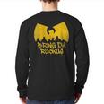 Old School Hip Hop Bring Da Ruckus Back Print Long Sleeve T-shirt
