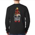The Queen Gnome Matching Family Group Christmas Gnome Back Print Long Sleeve T-shirt