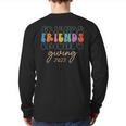 Retro Friends Giving 2023 Thanksgiving Friendsgiving Back Print Long Sleeve T-shirt