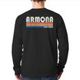 Retro Vintage 70S 80S Style Armona Ca Back Print Long Sleeve T-shirt