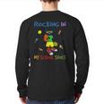Rocking In My School Shoes Cat Back To School Back Print Long Sleeve T-shirt