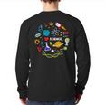 Science Lover Science Student Chemistry Science Back Print Long Sleeve T-shirt