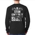 Stan Name Fix It Birthday Personalized Dad Idea Back Print Long Sleeve T-shirt