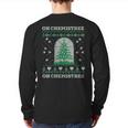 Ugly Christmas Sweater Chemistry Oh Chemistree Back Print Long Sleeve T-shirt