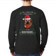 Ugly Sweater All I Want For Christmas Is My Boerboel Xmas Back Print Long Sleeve T-shirt