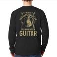 Never Underestimate An Old Man With A Guitar Player Back Print Long Sleeve T-shirt