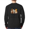 Never Underestimate An Old Man Who Loves Dogs In November Back Print Long Sleeve T-shirt