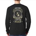 Never Underestimate The Power Of A British Man Back Print Long Sleeve T-shirt