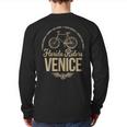 Venice Riders Florida Bicycle Cycling Back Print Long Sleeve T-shirt