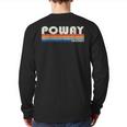 Vintage 70S 80S Style Poway Ca Back Print Long Sleeve T-shirt