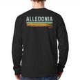 Vintage Stripes Alledonia Oh Back Print Long Sleeve T-shirt
