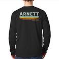 Vintage Stripes Arnett Ny Back Print Long Sleeve T-shirt