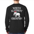 White Elephant Champion Party Christmas Back Print Long Sleeve T-shirt