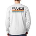France And French Back Print Long Sleeve T-shirt