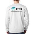 Ftx Risk Management Department Trader Meme Humor Back Print Long Sleeve T-shirt