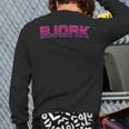 Bjork Back Print Long Sleeve T-shirt