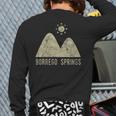 Borrego Springs Califonia Desert Travel Back Print Long Sleeve T-shirt