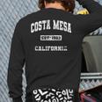Costa Mesa California Ca State Vintage Athletic Style Back Print Long Sleeve T-shirt