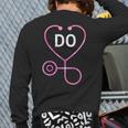 Doctor Of Osteopathic Medicine Back Print Long Sleeve T-shirt