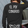 El Psy Congroo Back Print Long Sleeve T-shirt