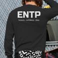 Entp Debater Analyst 16 Personality Test Back Print Long Sleeve T-shirt
