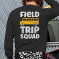 Field Trip Squad School Bus Field Day Vibes 2023 Back Print Long Sleeve T-shirt