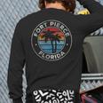 Fort Pierce Florida Fl Vintage Graphic Retro 70S Back Print Long Sleeve T-shirt