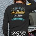 Tool Room Attendant Awesome Job Occupation Back Print Long Sleeve T-shirt