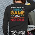 Gaming For Nage Boys 8-16 Year Old Christmas Gamer Back Print Long Sleeve T-shirt