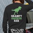 Grampy-Saurus Rex Dino Dinosaur Grampysaurus Back Print Long Sleeve T-shirt