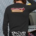 Gratiot Drive In Roseville Mi Back Print Long Sleeve T-shirt