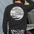 What Happens On The Airboat Stays On The Airboat Back Print Long Sleeve T-shirt