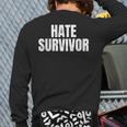 Hate Survivor For All The Dogs Rap Trap Hip Hop Music Back Print Long Sleeve T-shirt