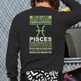 I'm A PiscesAnd True Birthday Back Print Long Sleeve T-shirt