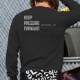 Keep Pressing Forward Philippians 314 Back Print Long Sleeve T-shirt Keep Pressing Forward Philippians 314 Back Print Long Sleeve T-shirt