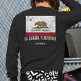 La Cañada Flintridge California City Souvenir Ca Flag Back Print Long Sleeve T-shirt
