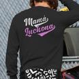 Mamá Luchona Madre Soltera Camisa Chistosa Para Mujer Back Print Long Sleeve T-shirt