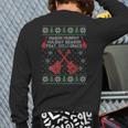 Mason Murphy Holiday Season Guitar Ugly Christmas Sweaters Back Print Long Sleeve T-shirt