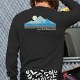 Mesa Verde National Park Retro Colorado Hiking Back Print Long Sleeve T-shirt