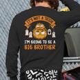 Not A Trick I'm Going To Be A Big Brother Again Halloween Back Print Long Sleeve T-shirt