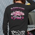 In October We Wear Pink Truckers Back Print Long Sleeve T-shirt