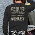 Personalized Birthday Wear Idea For Person Named Ashley Back Print Long Sleeve T-shirt