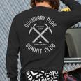 Quandary Peak Summit Club I Climbed Quandary Peak Back Print Long Sleeve T-shirt